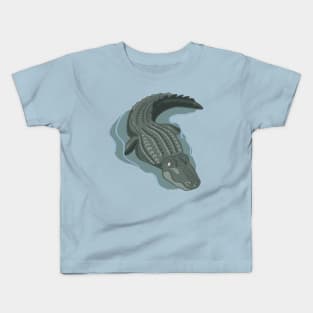 Aquatic Crocodile Kids T-Shirt